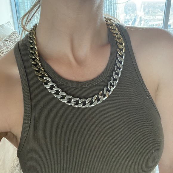 Multi color curb chain necklace - Picture 6 of 6